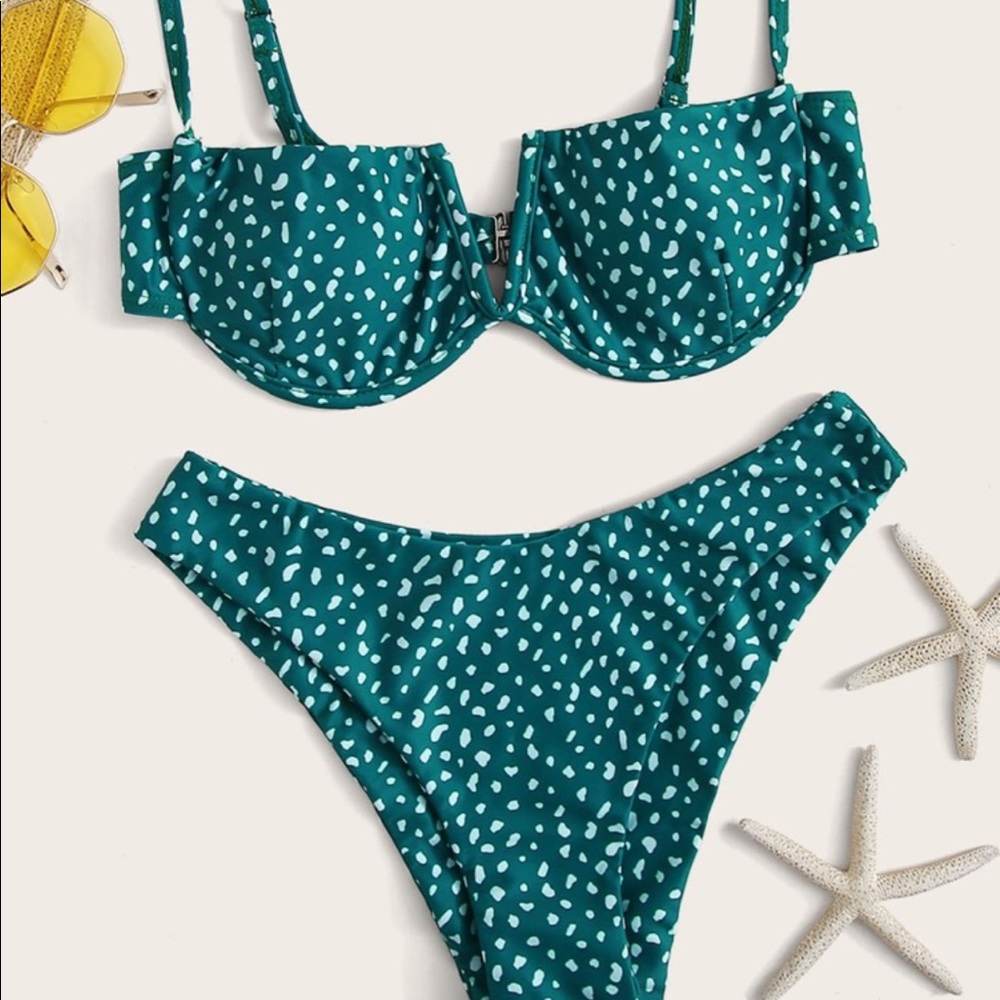 Green bikini